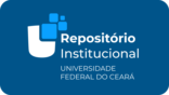 Imagem retangular em tom de azul. Nela há a logomarca do RI. Ao lado da logomarca está escrito Repositório Institucional Universidade Federal do Ceará.